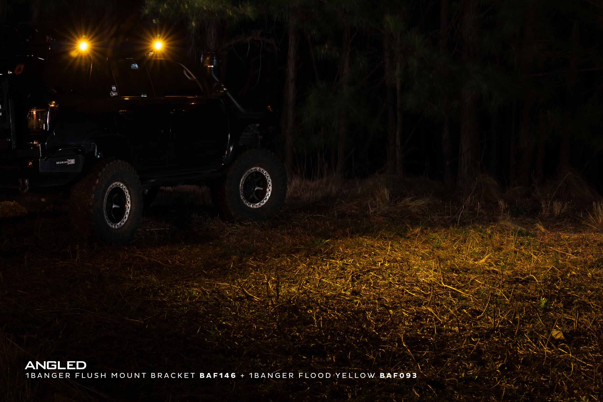 Morimoto Flush or Angled Mounting Kit: Morimoto 1Banger - BAF146