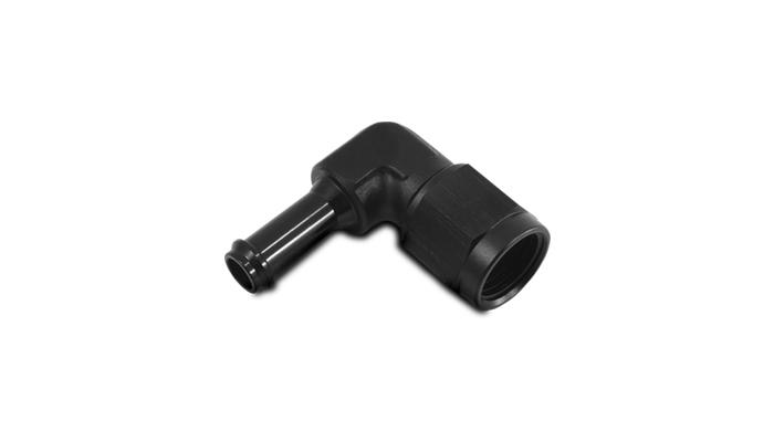 Vibrant Performance Female An To Hose Barb 90 Degree Adapter, An Size: -8 - Barb Size: 1/2" - 12028