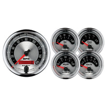 Auto Meter 5 PC. GAUGE KIT, 3-3/8" & 2-1/16", ELEC. SPEEDOMETER, AMERICAN MUSCLE - 1202