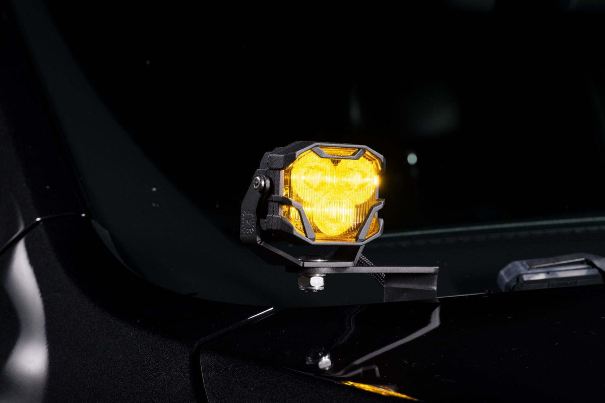 Morimoto Ditch Light Brackets: Jeep Grand Cherokee (11-22) / Durango (11-24 / Set) - BAF148