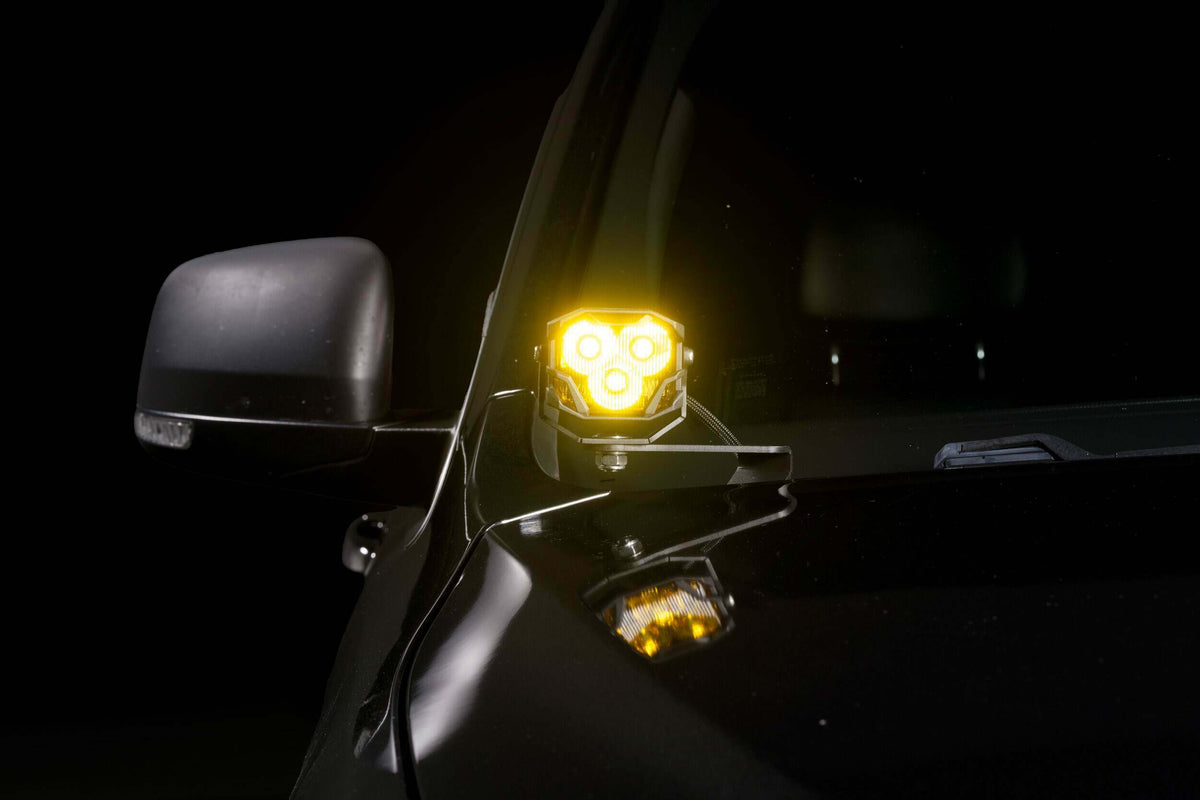 Morimoto Ditch Light Brackets: Jeep Grand Cherokee (11-22) / Durango (11-24 / Set) - BAF148