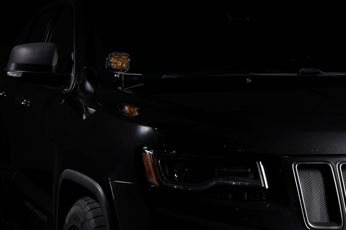 Morimoto Ditch Light Brackets: Jeep Grand Cherokee (11-22) / Durango (11-24 / Set) - BAF148