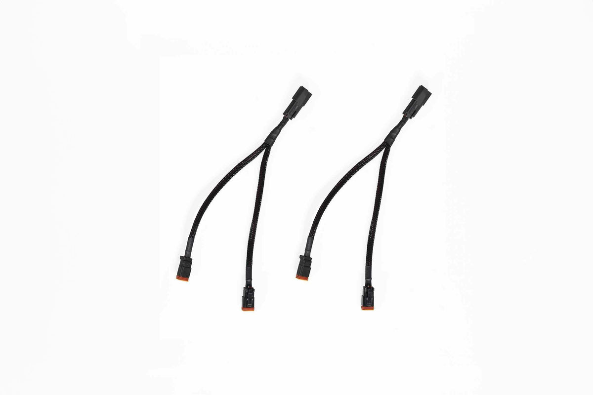 Morimoto Splitters: Deutsch 2P Male to 2x Deutsch 2P Female (Set) - BAF151