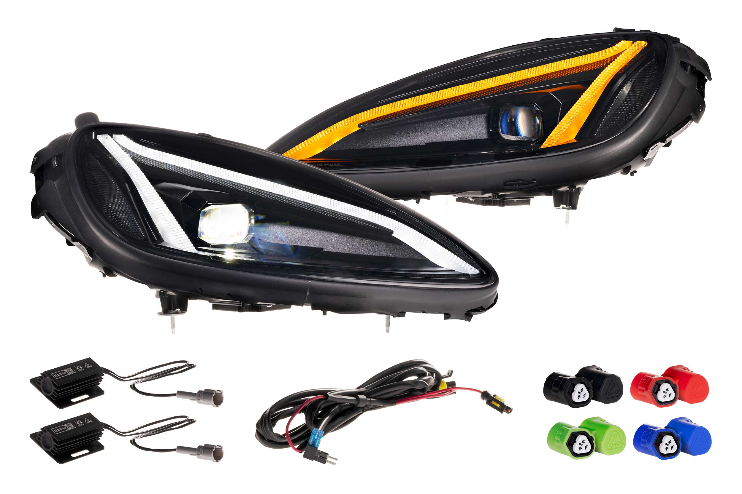 Morimoto XB LED Headlights: Corvette C6 (05-13 / Gen II / Set) - LF2-778