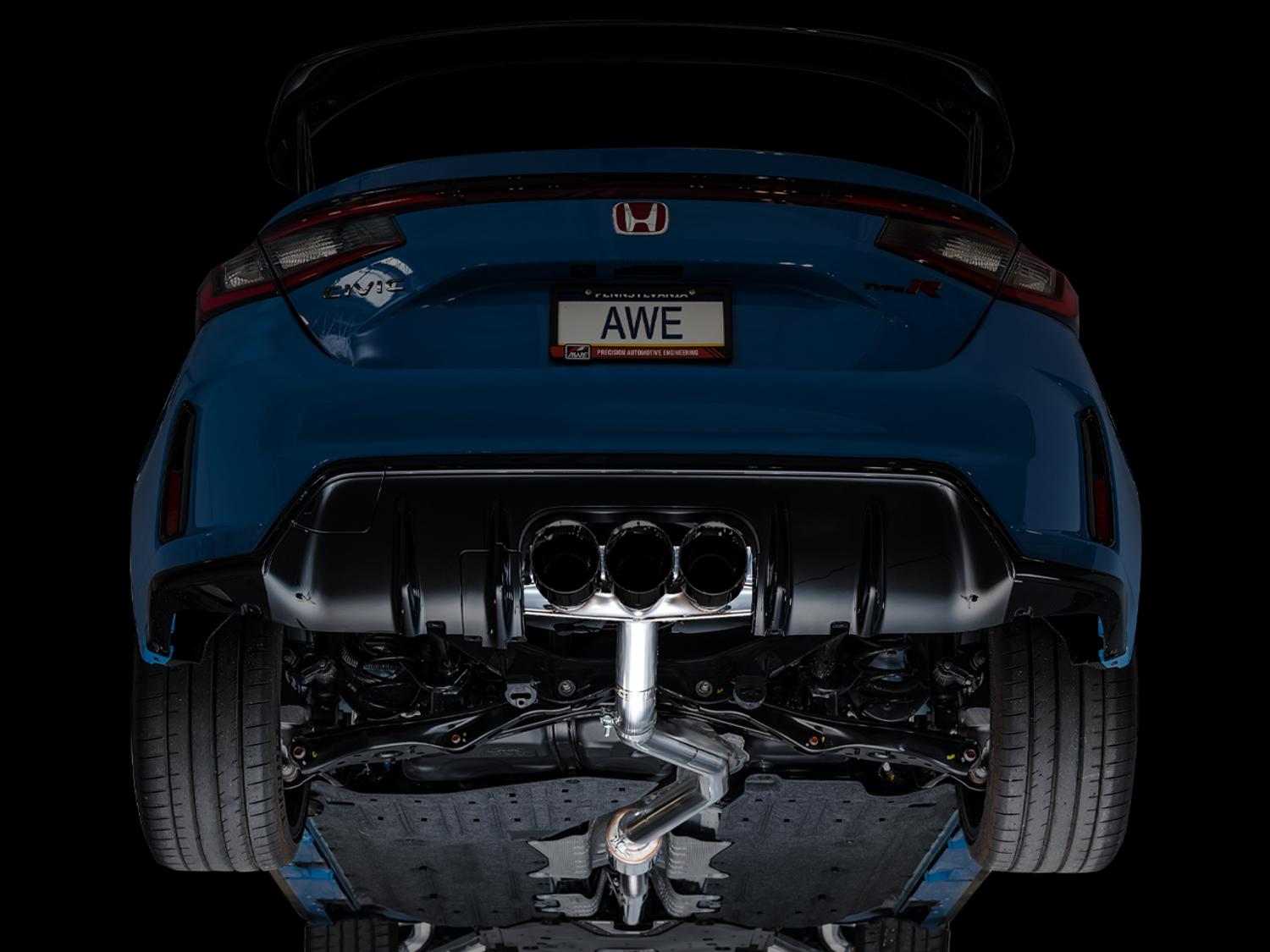 AWE Track Edition for FL5 CTR - Triple Diamond Black Tips - 3020-53287