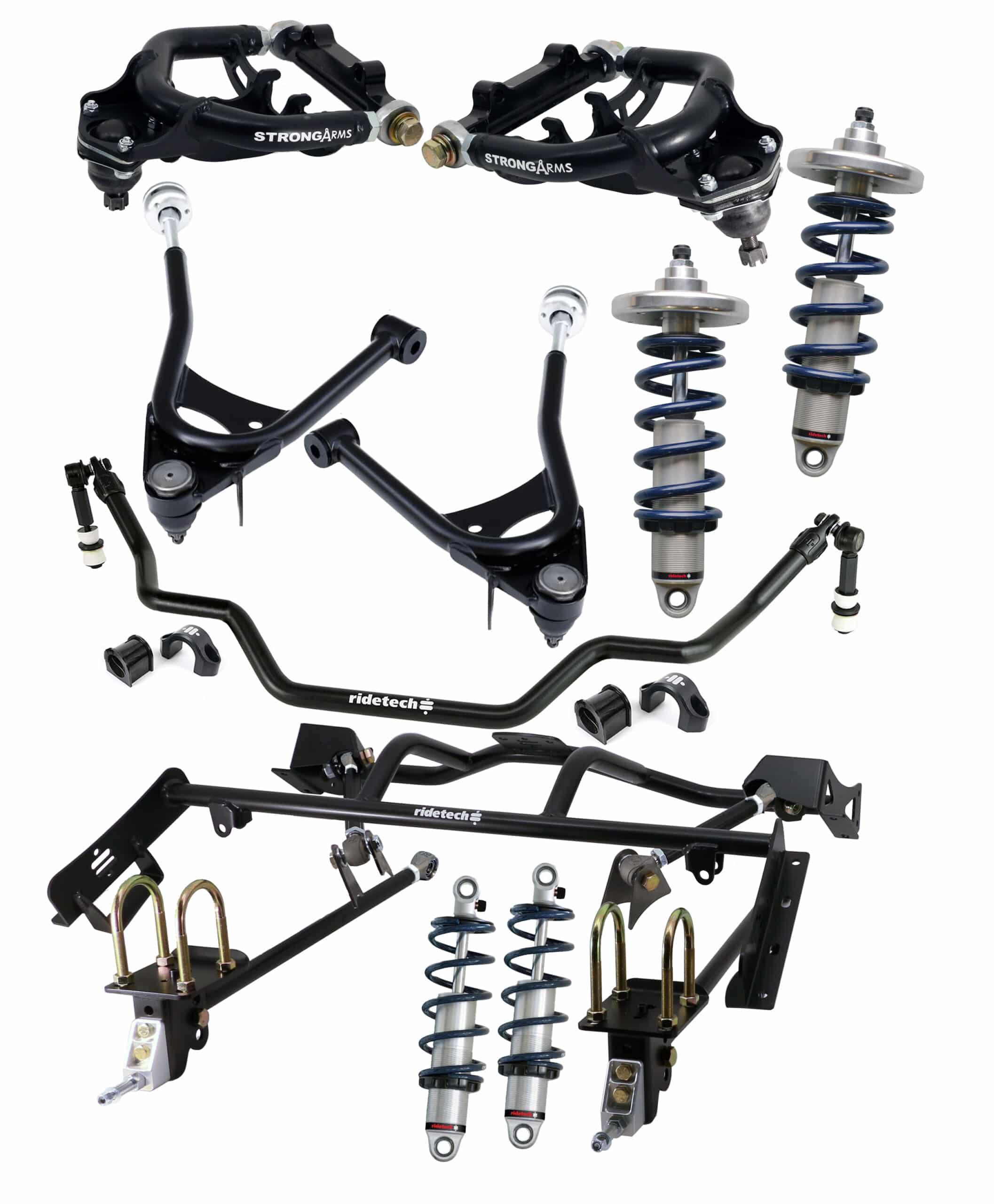 Ridetech HQ Coil-Over System For 1967-1970 Mustang. - 12100202