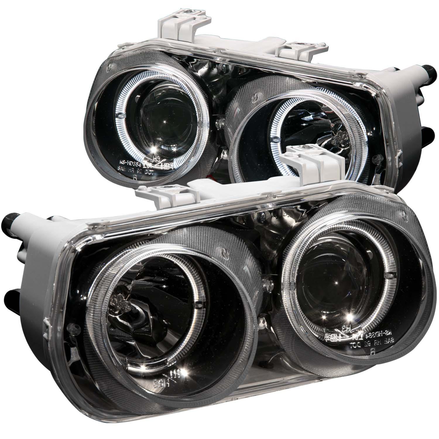 ANZO Projector Headlight Set W/Halo (1994-1997 Integra) - 121003