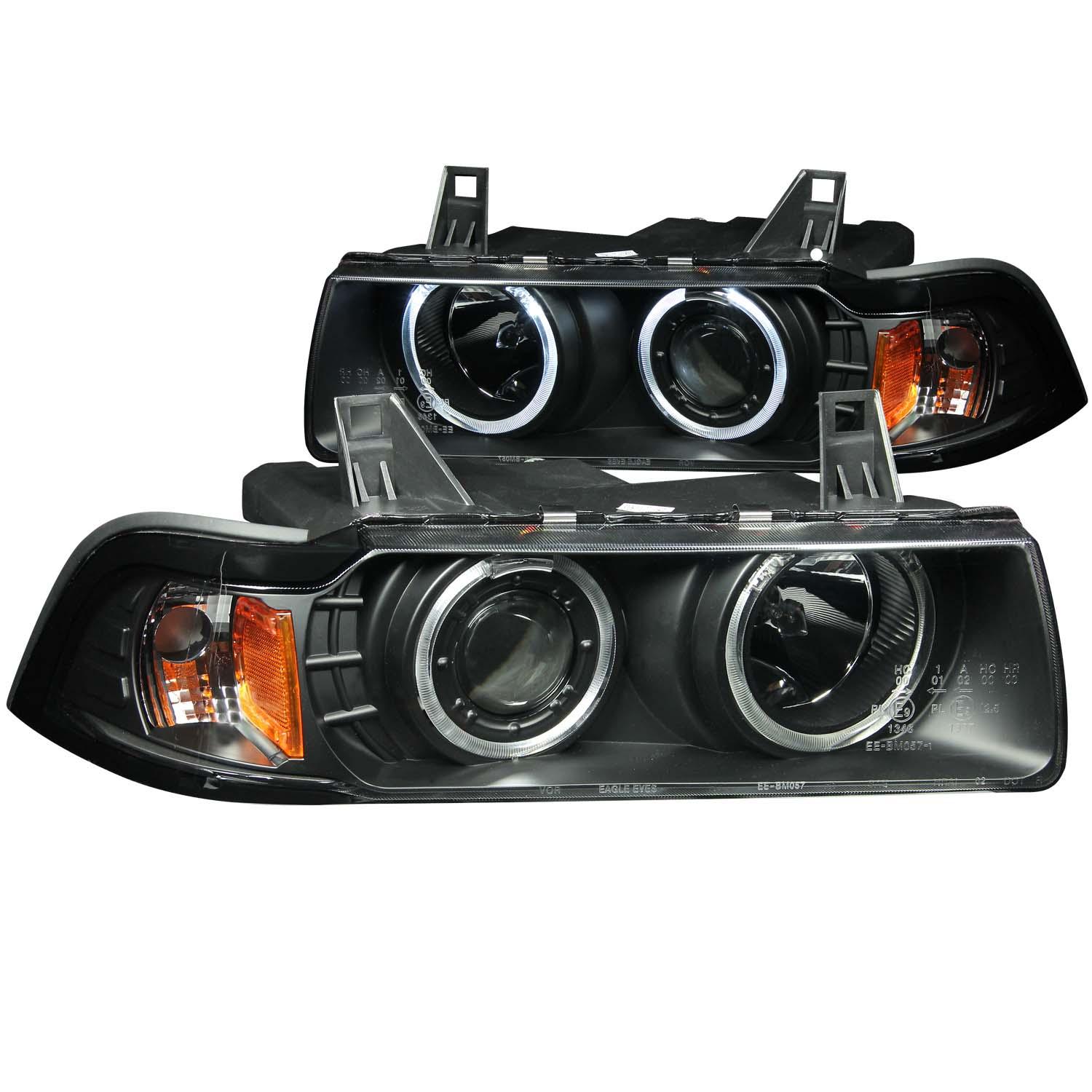 ANZO Projector Headlight Set (1992-1998 318i, 318is, 323i, 323is, 325i, 325is, 328i, 328is) - 121011