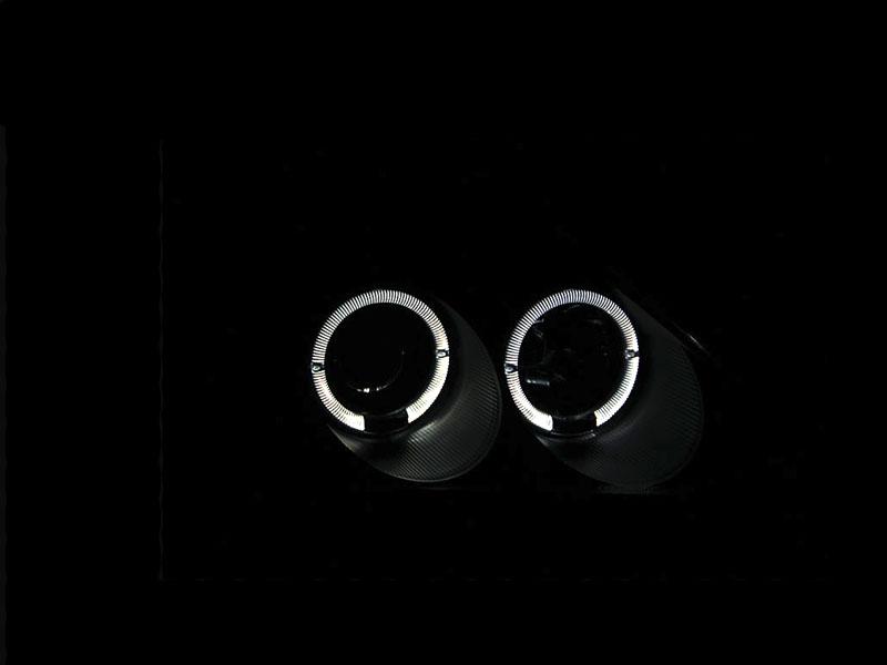 ANZO Projector Headlight Set W/Halo (2002-2004 Civic) - 121057