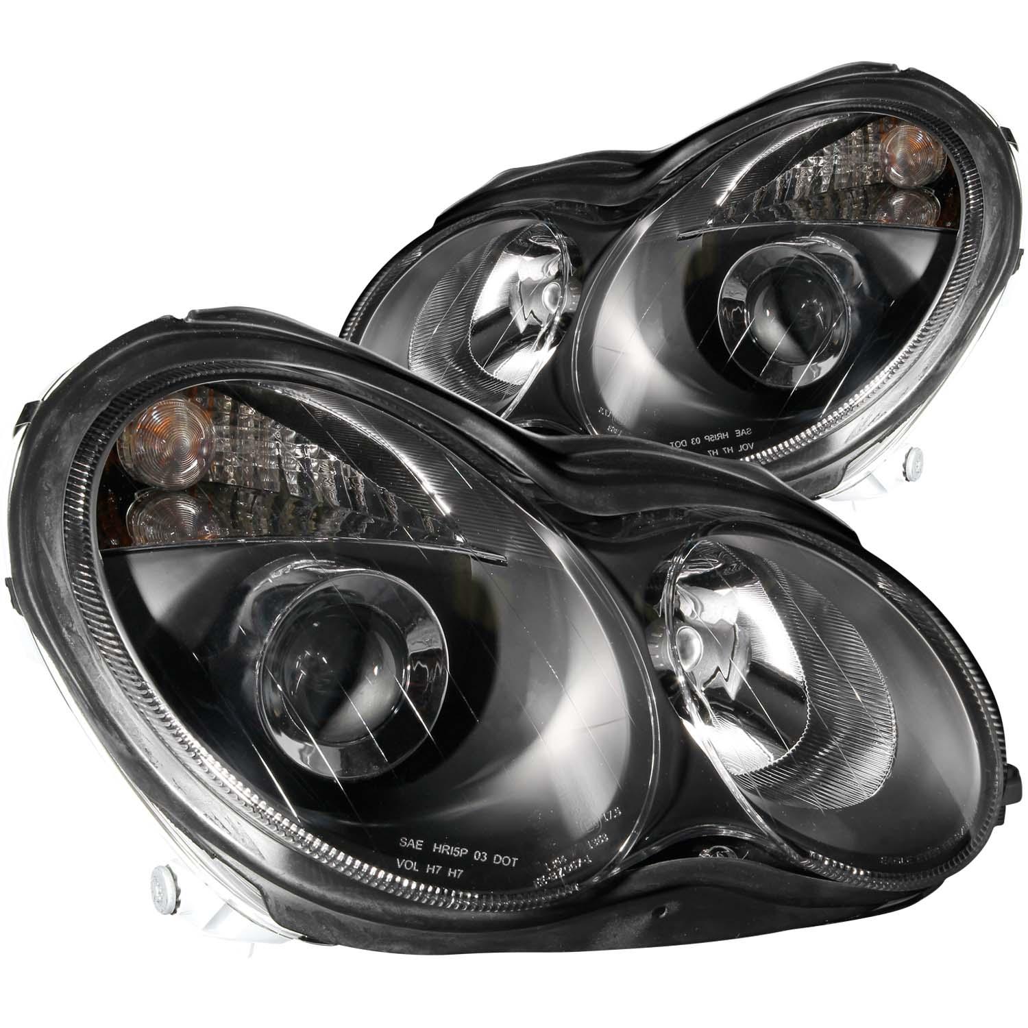 ANZO Projector Headlight Set (2001-2007 C230, C240, C280, C320) - 121079