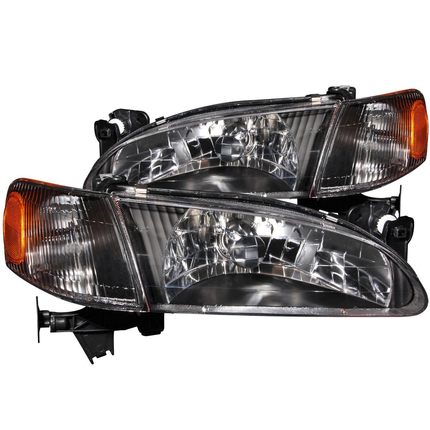 ANZO Crystal Headlight Set (1998-2000 Corolla) - 121131