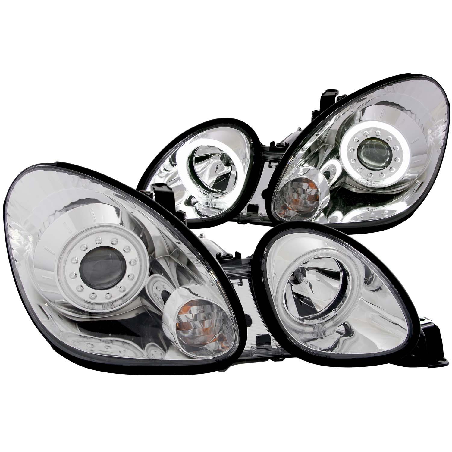ANZO Projector Headlight Set W/Halo (1998-2005 GS300, GS400, GS430) - 121143