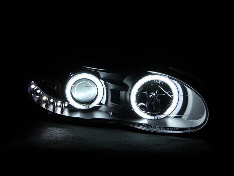 ANZO Projector Headlight Set W/Halo (1998-2002 Camaro) - 121160