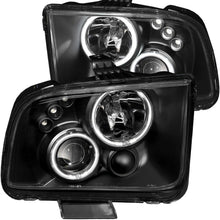 ANZO Projector Headlight Set W/Halo (2005-2009 Mustang) - 121166