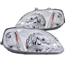 ANZO Crystal Headlight Set (1999-2000 Civic) - 121179