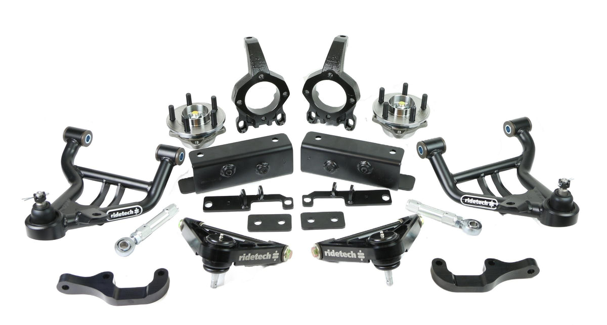 Ridetech Front SLA Suspension System for 1979-1993 Mustang with aftermarket k-member. (1979-1993 Mustang) - 12122650