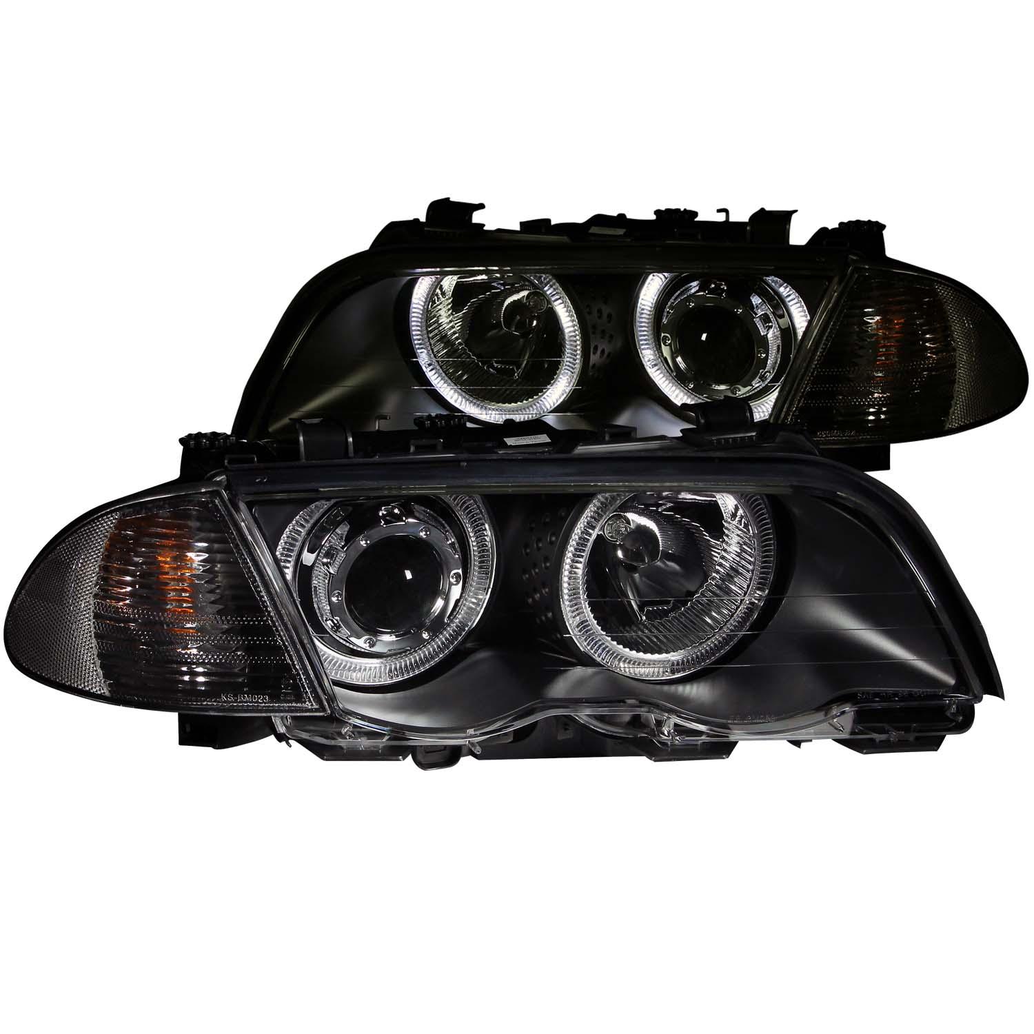 ANZO Projector Headlight Set W/Halo (1999-2001 320i, 323i, 325i, 325xi, 328i, 330i, 330xi) - 121261
