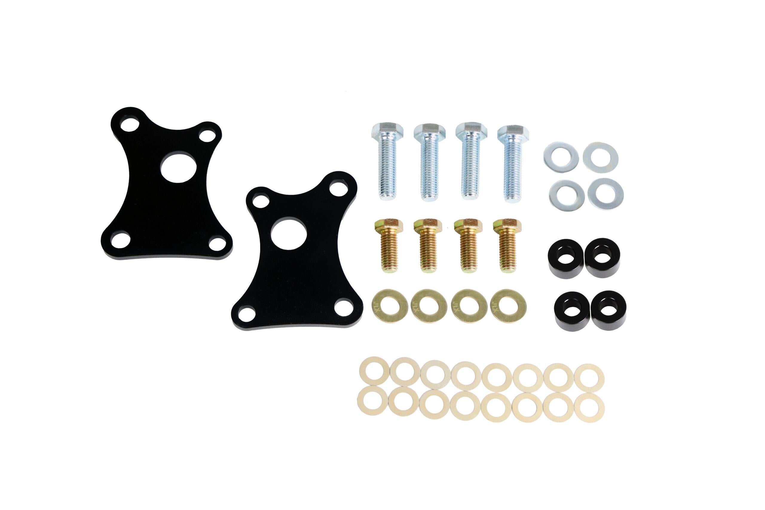 Ridetech Rear caliper brackets for S550 brakes with Ridetech 79-93 Mustang IRS. (1979-1993 Mustang) - 12129511