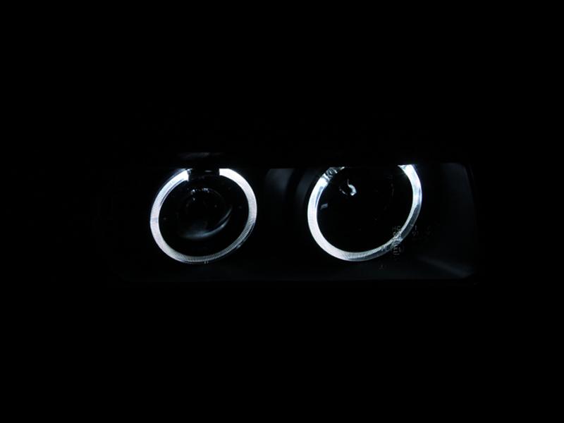 ANZO Projector Headlight Set W/Halo (1992-1998 318i, 320i, 325i, 328i) - 121325