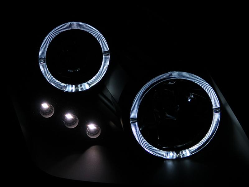 ANZO Projector Headlight Set W/Halo (1997-2001 Prelude) - 121341