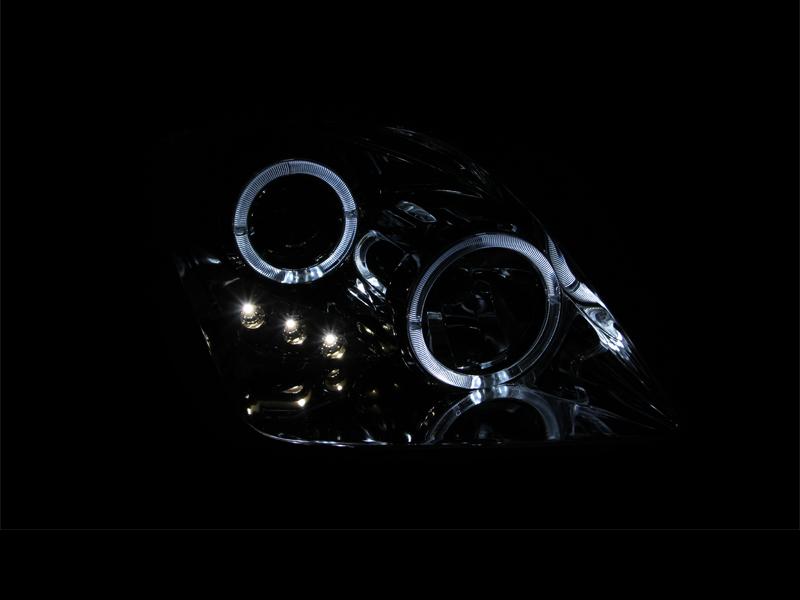 ANZO Projector Headlight Set W/Halo (1997-2001 Prelude) - 121342