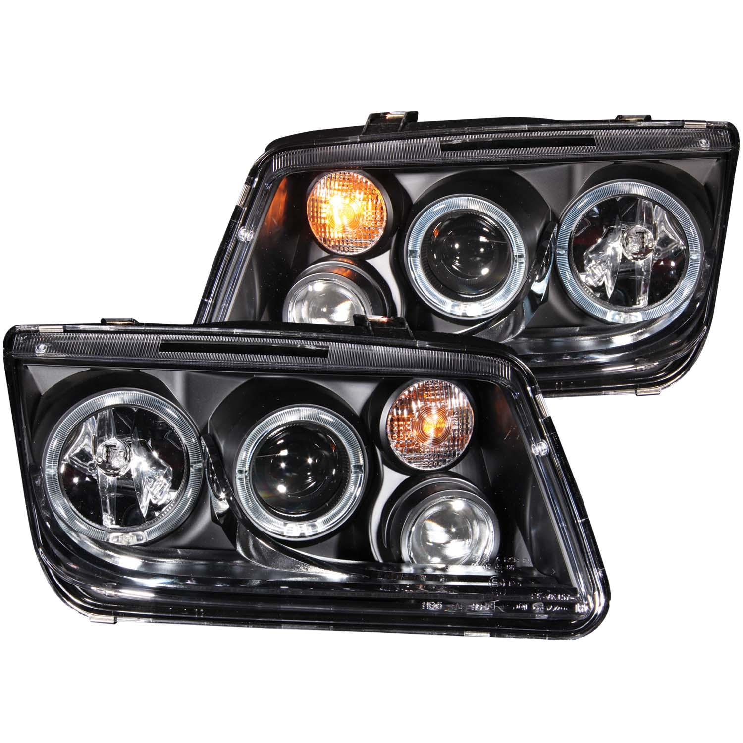 ANZO Projector Headlight Set W/Halo (1999-2005 Jetta) - 121369