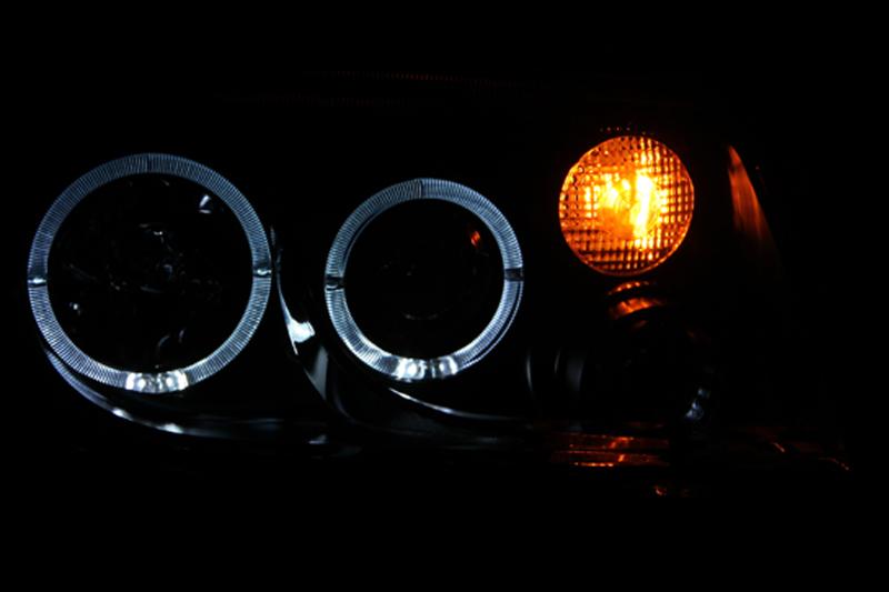 ANZO Projector Headlight Set W/Halo (1999-2005 Jetta) - 121369