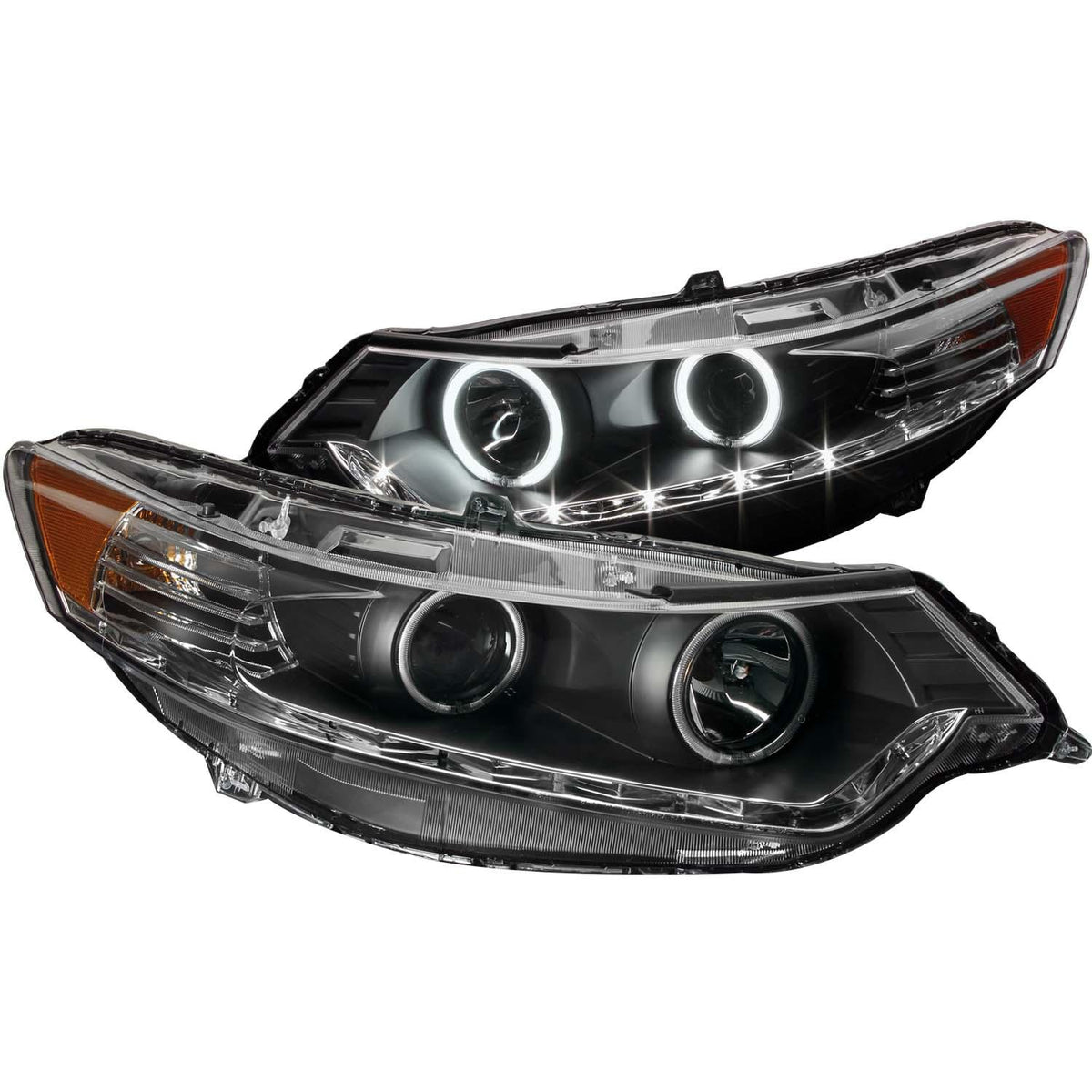 ANZO Projector Headlight Set W/Halo (2009-2012 TSX) - 121393