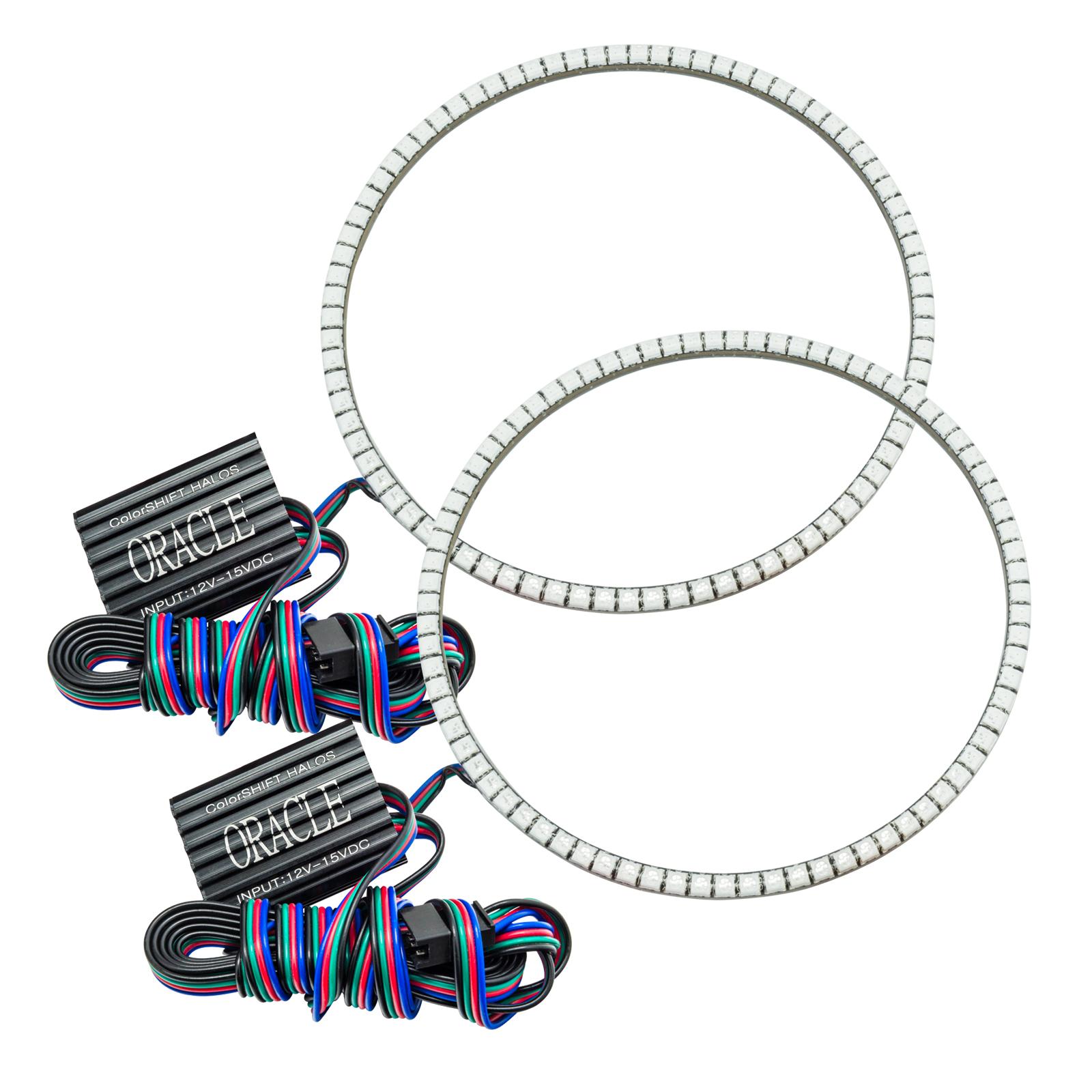 Oracle Lighting Led Waterproof Halo Kit, Colorshift - No Controller (2018-2021 Wrangler) - 1214-334