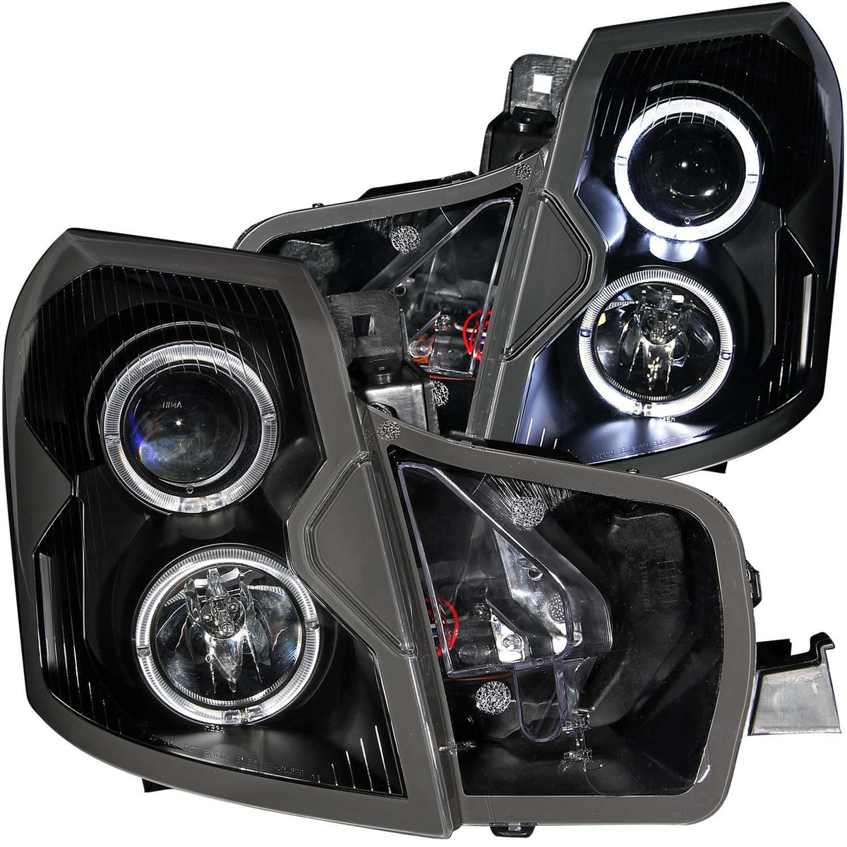 ANZO Projector Headlight Set W/Halo (2003-2007 CTS) - 121415