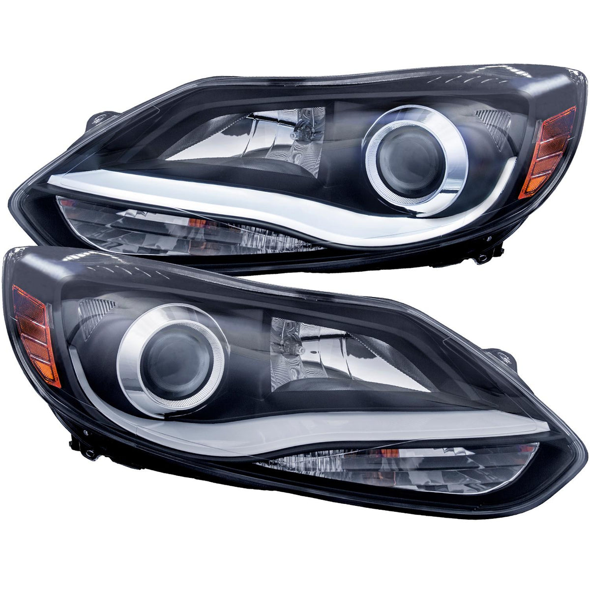 ANZO Projector Headlight Set (2012-2015 Focus) - 121490