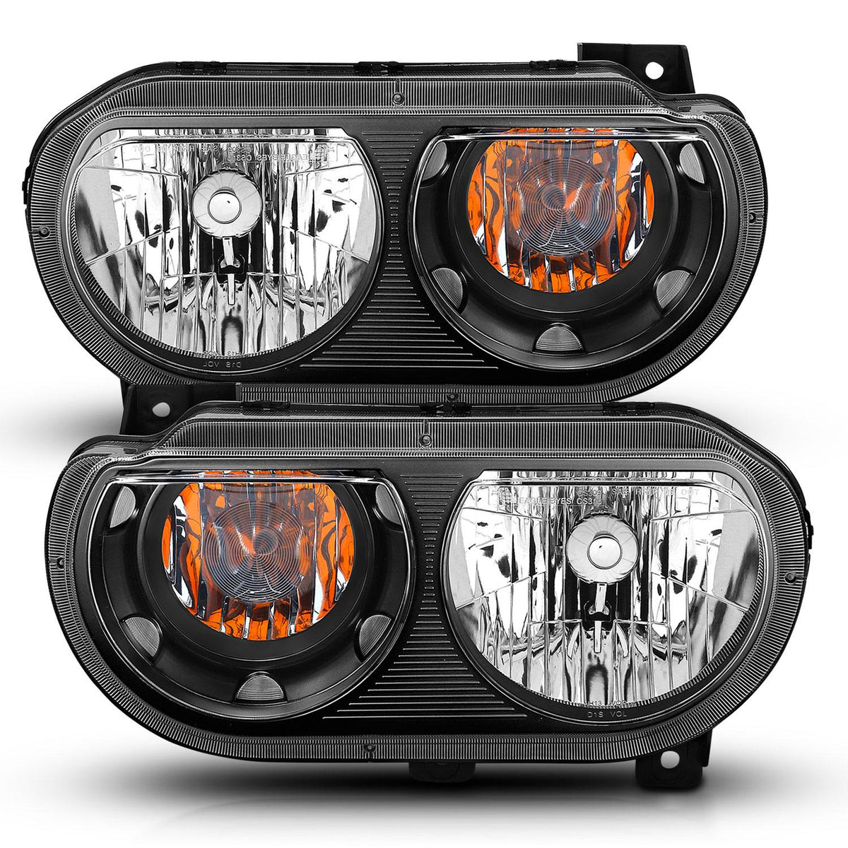 ANZO Anzo Usa Crystal Headlights (2008-2014 Challenger) - 121526