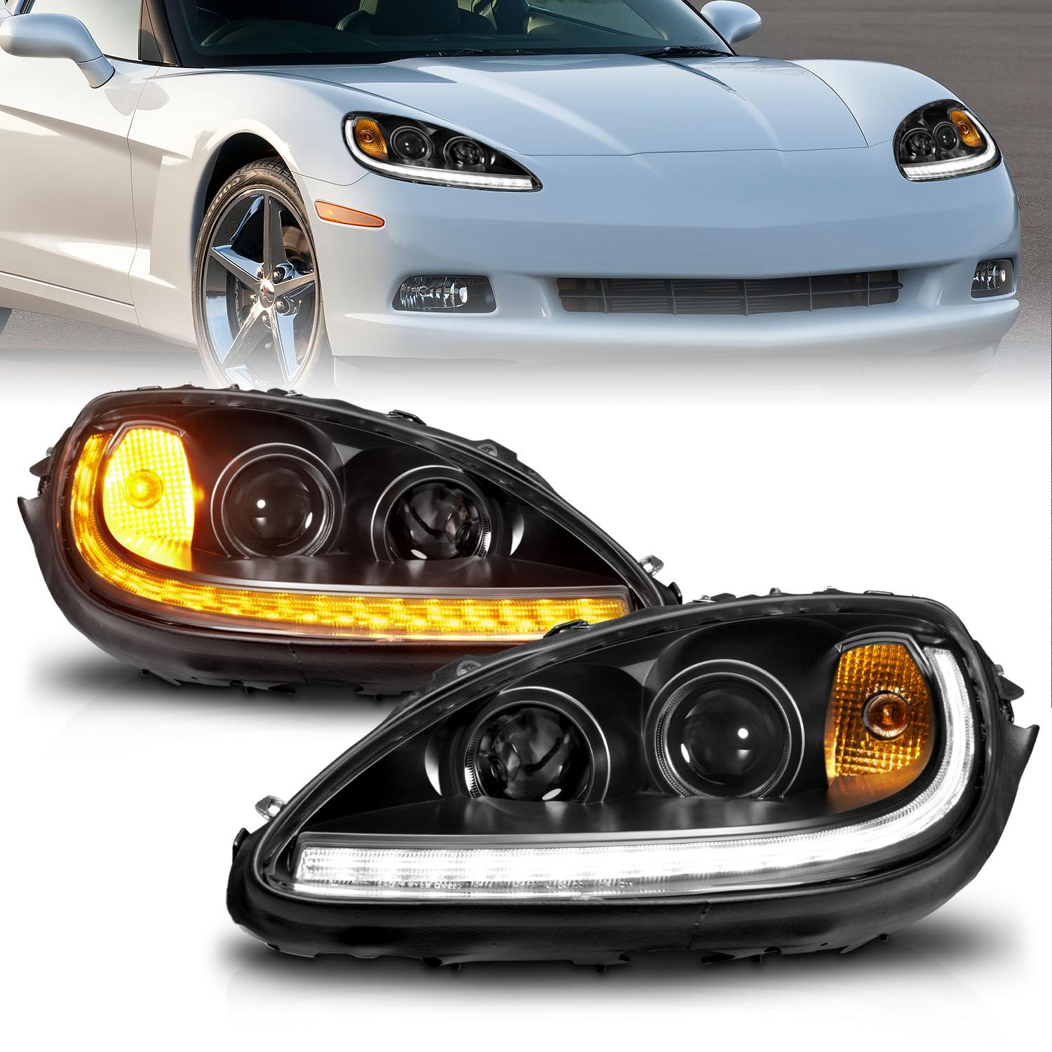 ANZO Projector Headlight (2005-2013 Corvette) - 121571