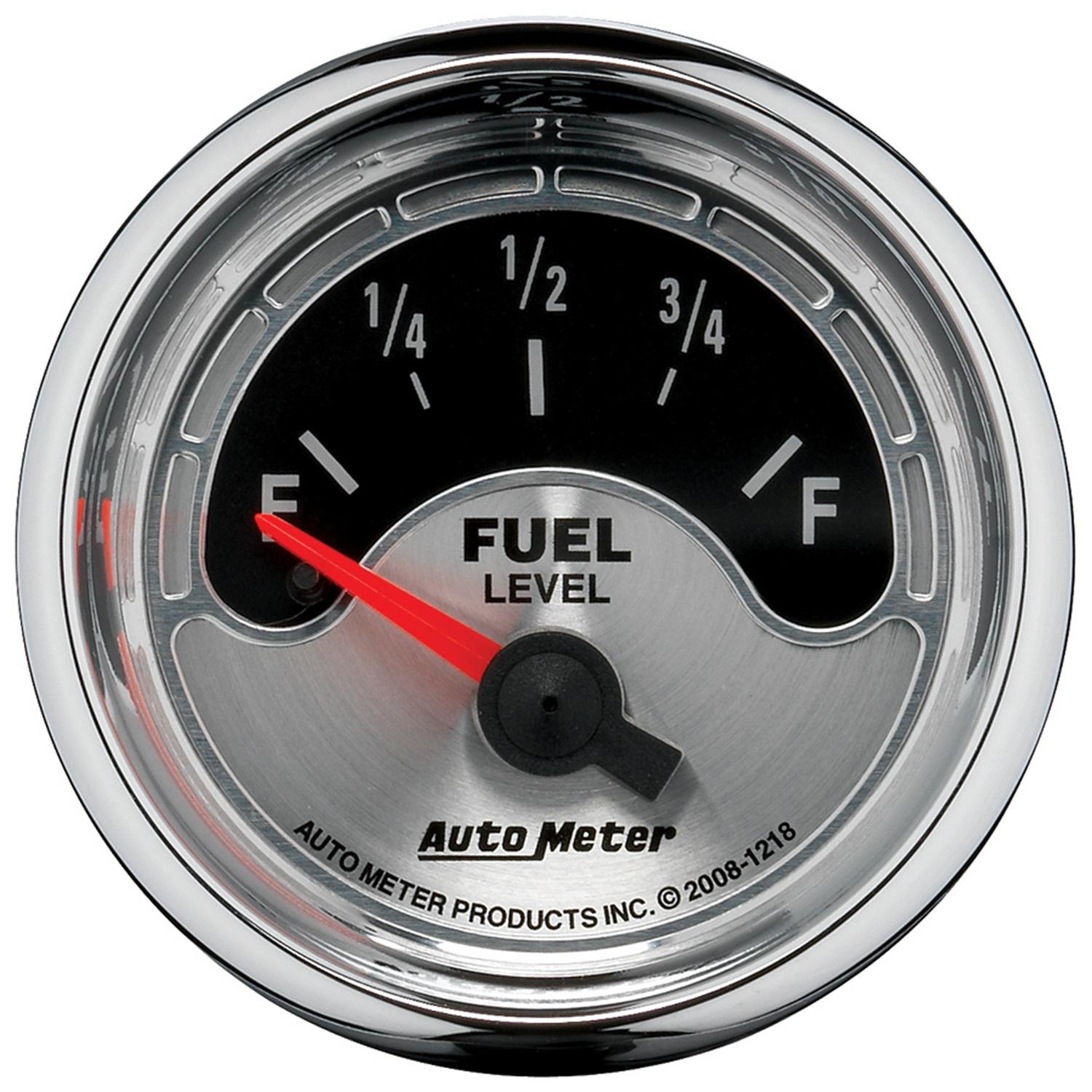 Auto Meter 2-1/16" FUEL LEVEL, 16-158 Ω, AMERICAN MUSCLE - 1218