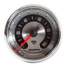 Auto Meter 2-1/16" OIL PRESSURE, 0-100 PSI, AMERICAN MUSCLE - 1219