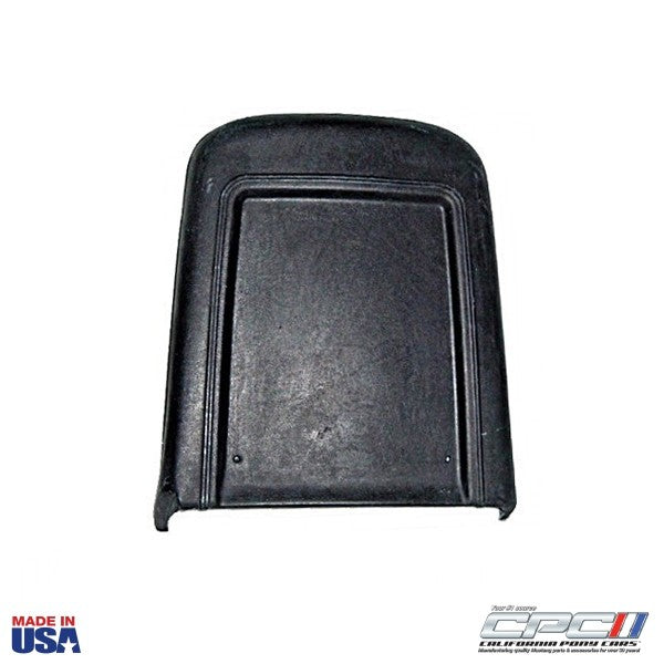 California Pony Cars Premium Quality 1967 Mustang Deluxe Front Seat Back, Left Side, Fiberglass, Black Finish - BOD-067-032
