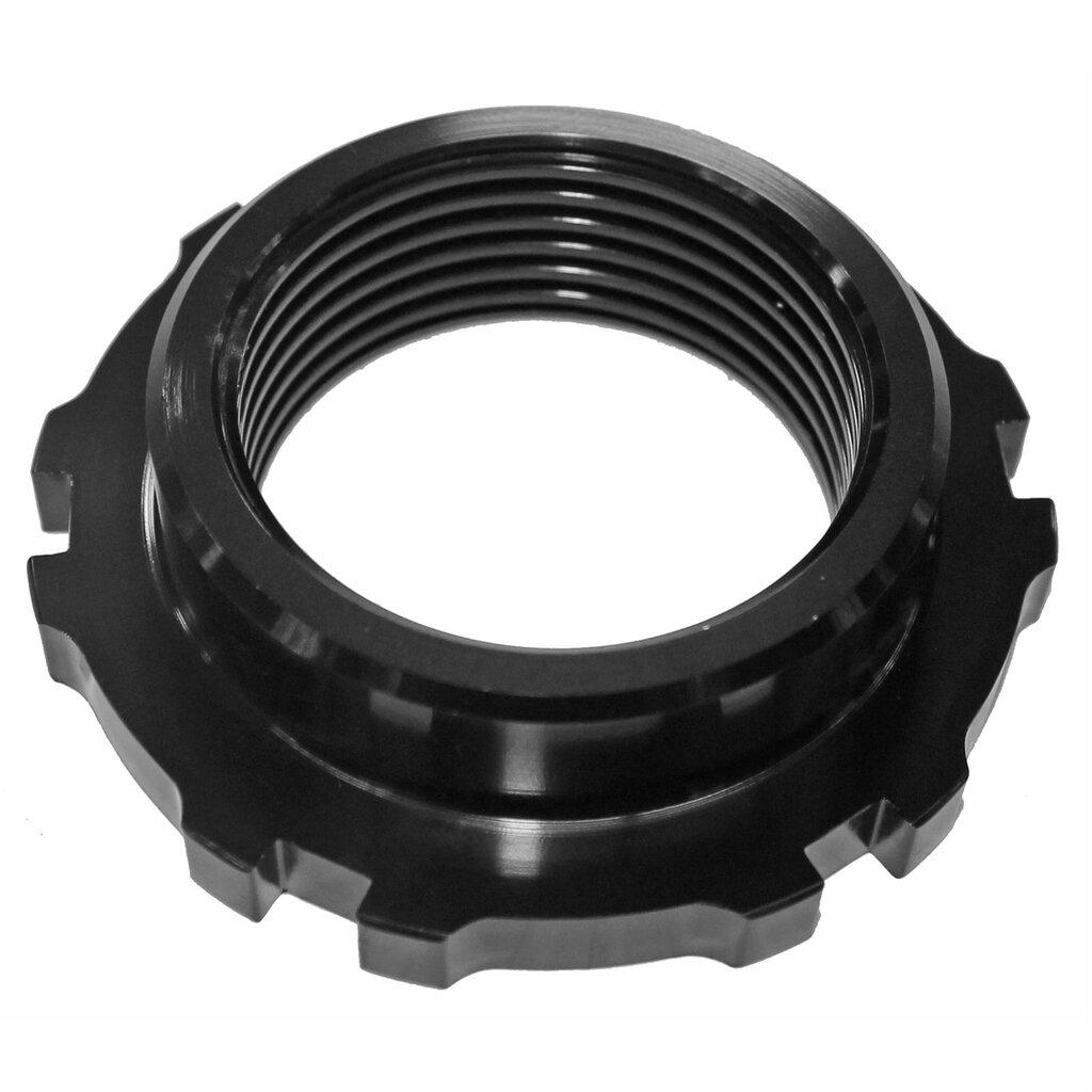 QA1 Nut, Spring Seat 2.5", 2.012" X 8 Tpi .894" Thick, Black Anodize, D&S - 9019-143