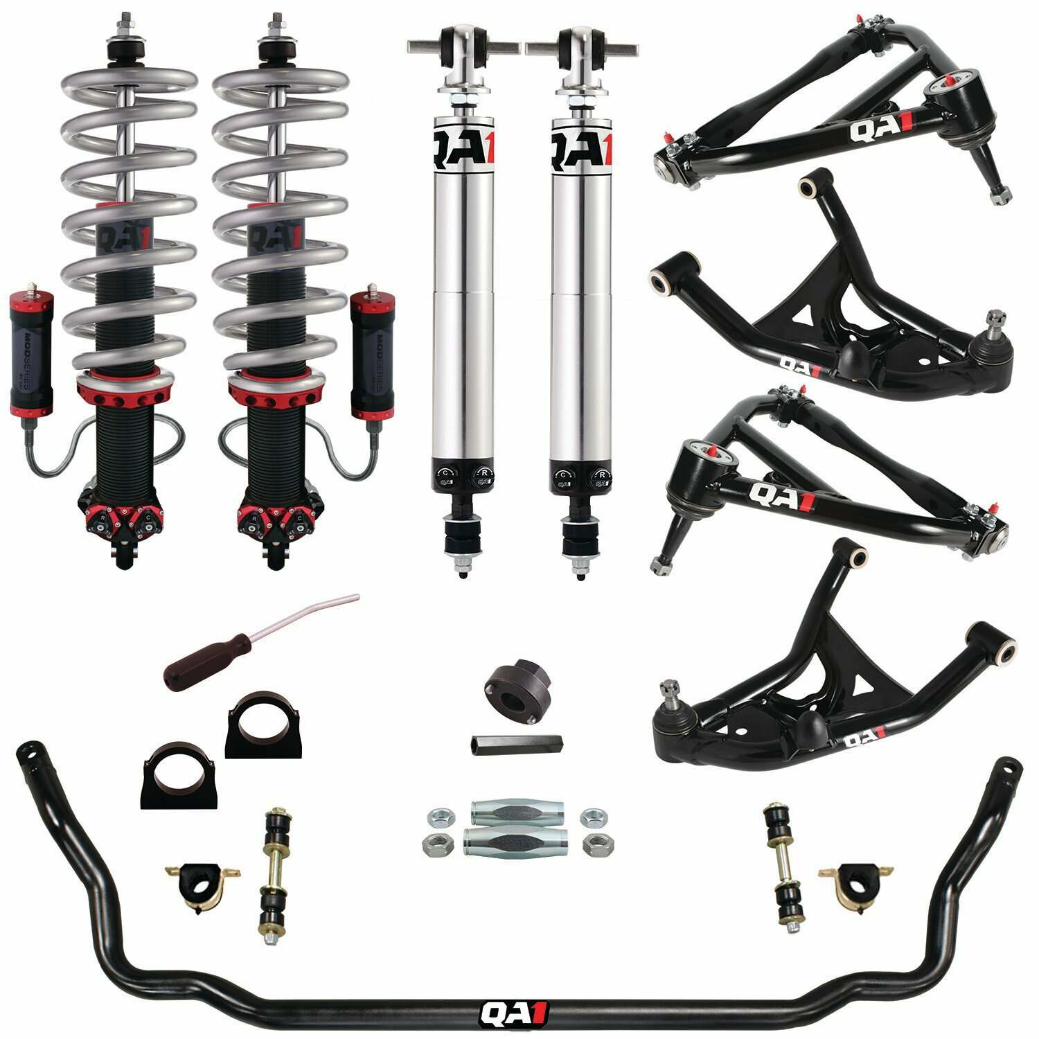 QA1 Handling Kit 2.0, Level 3, Gm F-Body 70-81 Gm F-Body, W/ Shocks (1970-1981 Camaro, Firebird) - HK23-GMF2