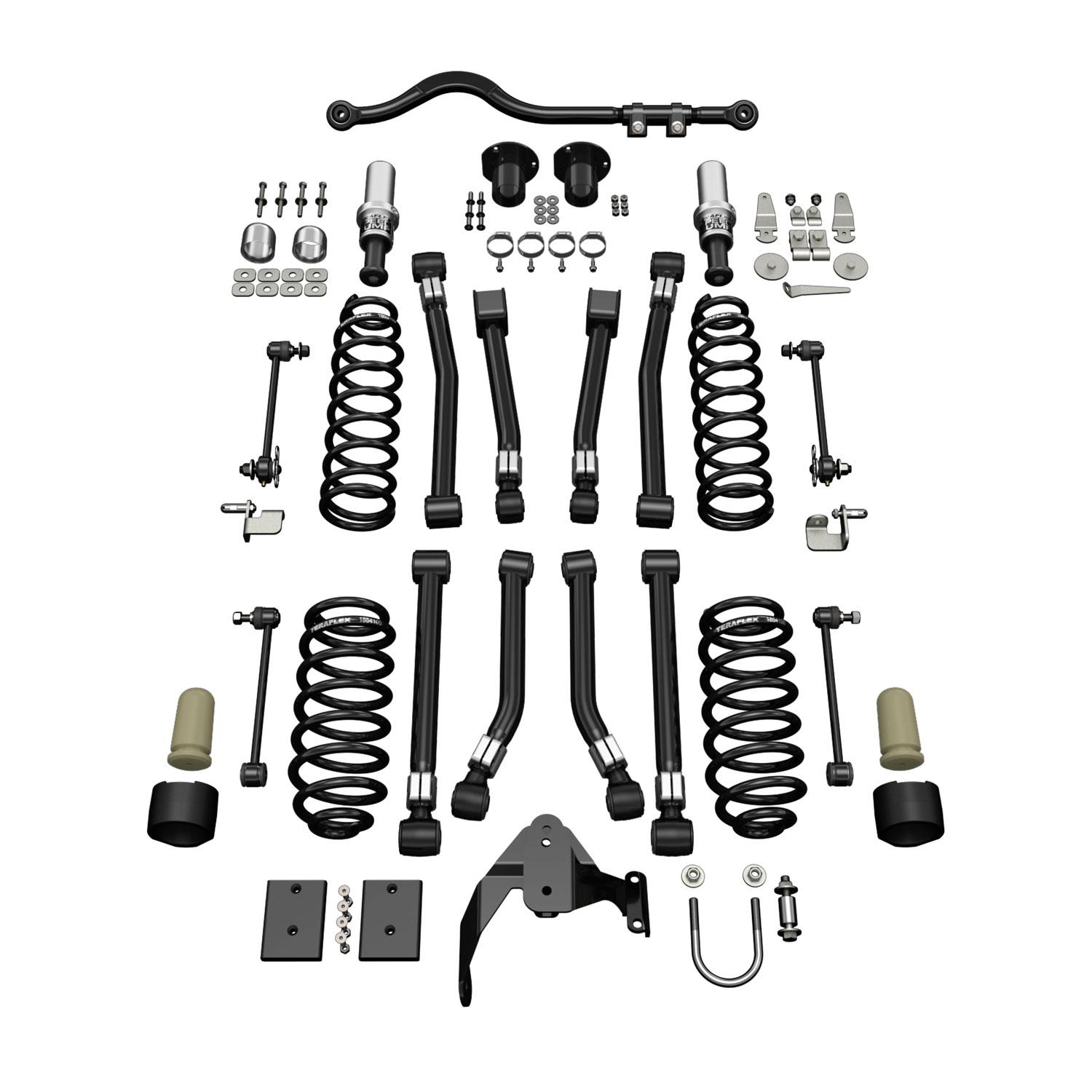 Teraflex 07-18 Wrangler JK 2 Door 3 Inch Alpine CT3 Short Arm Suspension System No Shocks - 1223000