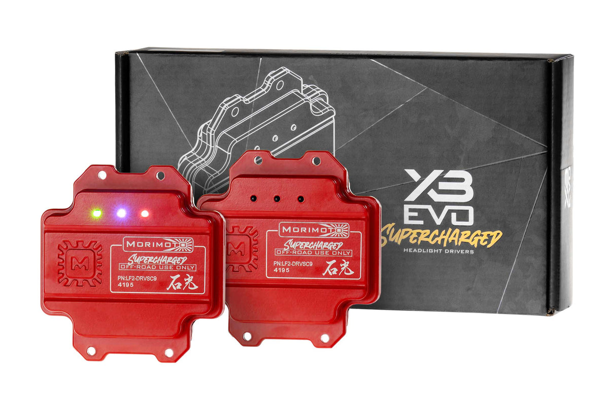 Morimoto Supercharged Drivers: LF2-530 or LF2-530Y (Set) - LF2-DRVSC9