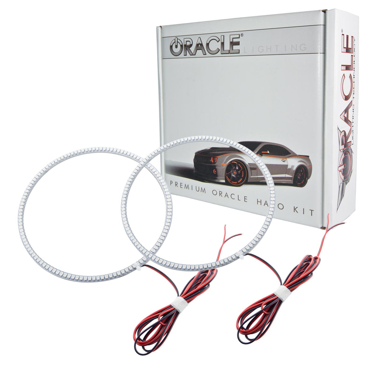 Oracle Lighting Led Fog Halo Kit, Gt Grill Fogs, Red (2010-2012 Mustang) - 1225-003