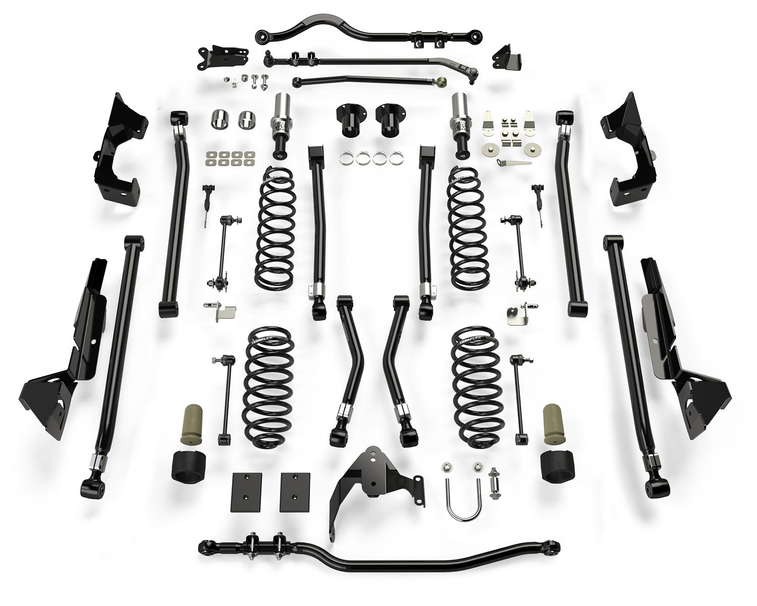 Teraflex 07-18 Wrangler JK 2 Door 6 Inch Alpine CT6 Long Arm Suspension System No Shocks - 1226000