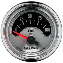 Auto Meter 2-1/16" OIL PRESSURE, 0-100 PSI, AMERICAN MUSCLE - 1226