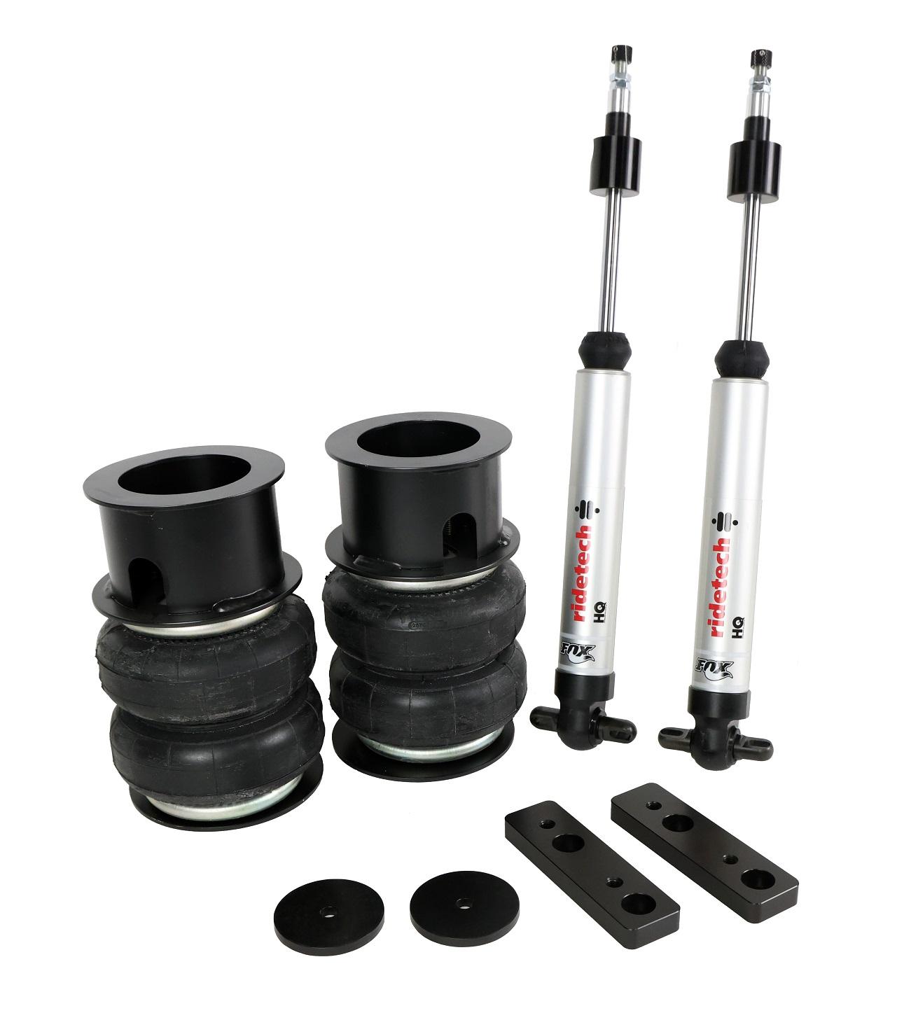Ridetech HQ Series Rear CoolRide Air Spring and Shock Kit (2015-2026 Mustang)- 12274010