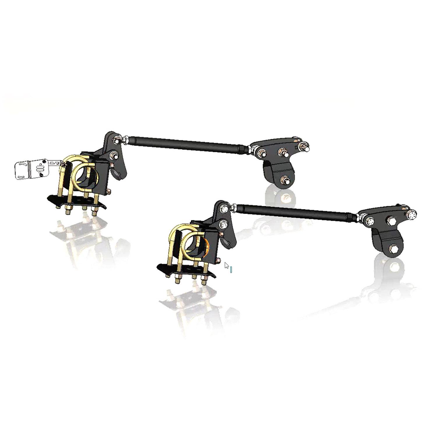Ridetech Traction Bar Kit - For Use With Ridetech Lowering System (2015-2025 F-150) - 12297250