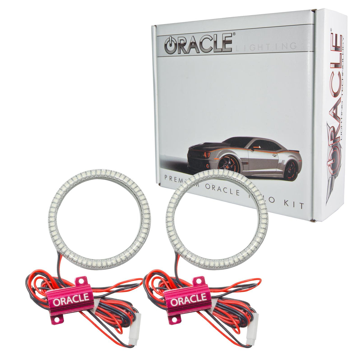 Oracle Lighting Wp Led Projector Fog Halo Kit, Red (2015-2020 Mustang) - 1235-003