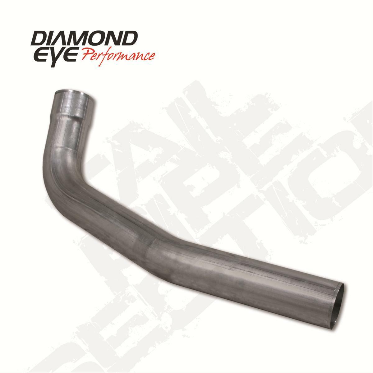 Diamond Eye Performance Exhaust Pipe 3.8 Foot Tubing 4 Inch Outlet 98-02 Ford E-Series Second Section Pass Steel Aluminized Diamond Eye - 124004