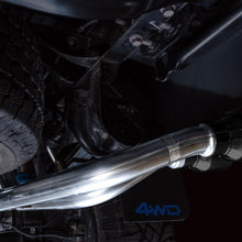 AWE 0FG Exhaust w/ Bashgaurd - Dual Diamond Black Tips (2016-2023 Tacoma 3.5L) - 3015-33826