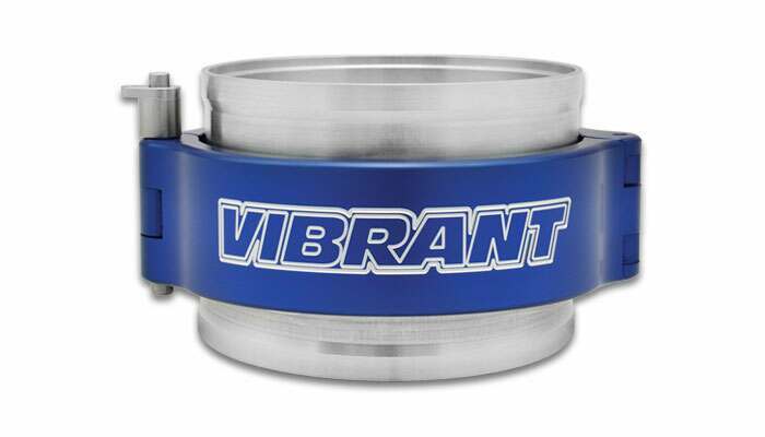 Vibrant Performance Hd Clamp Assembly For 2" Od Tubing - Anodized Blue Clamp - 12513B