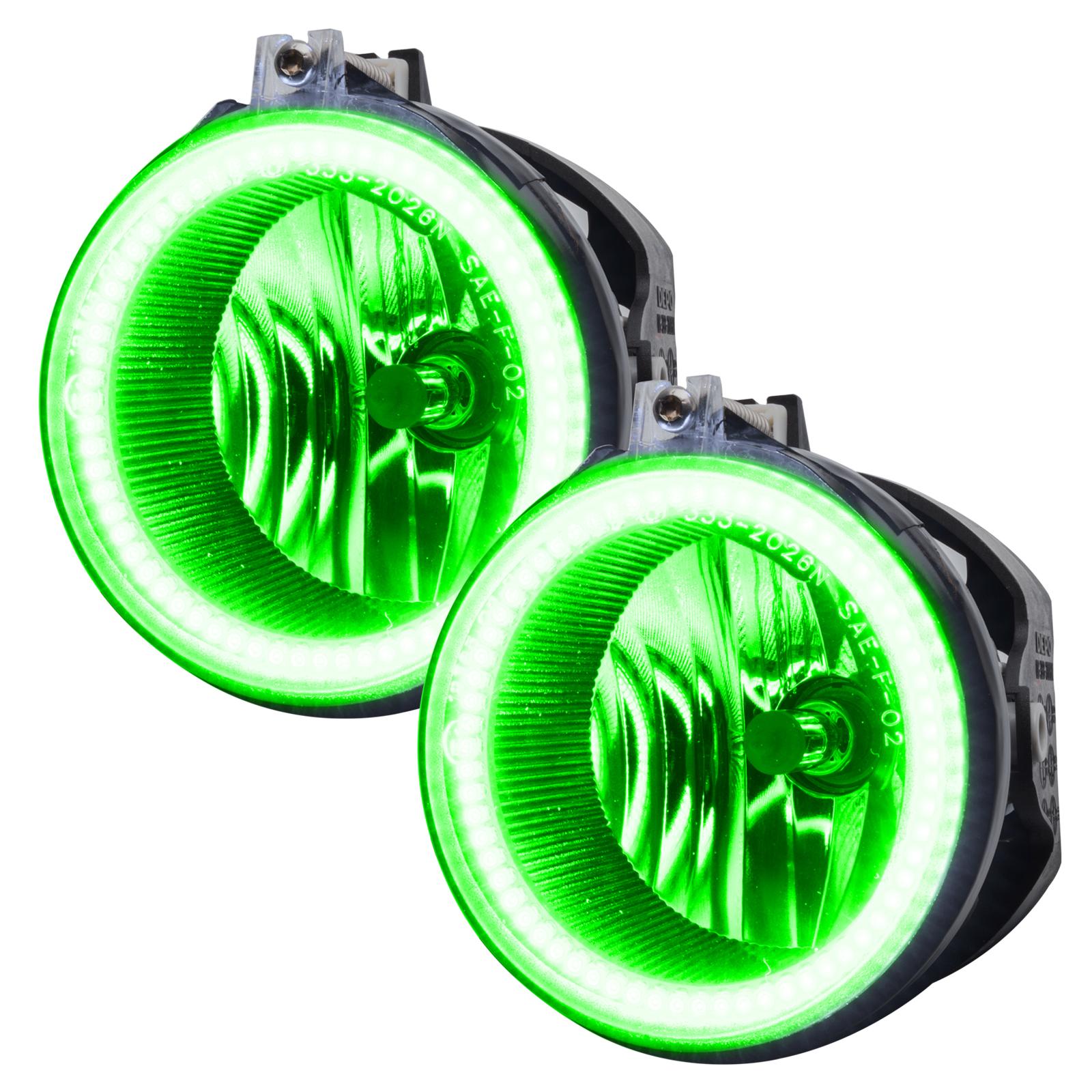 Oracle Lighting Led Waterproof Fog Halo Kit, Green (2008-2014 Challenger) - 1253-004
